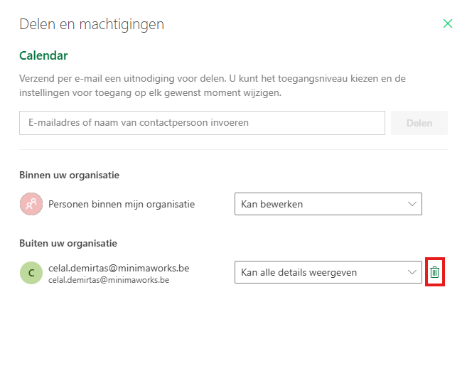 Verwijderen bevestigen